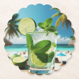 Porta Copos Caipirinha Kartonnen Onderzetters