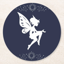 porta copos de fada redondo Neutro Ronde Kartonnen Onderzetter