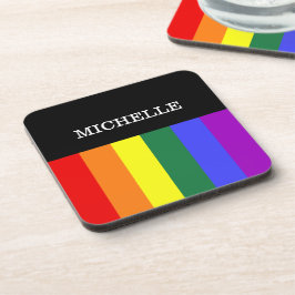 Porta Copos Orgulho Gay Rainbow Personalizado Bier Onderzetter