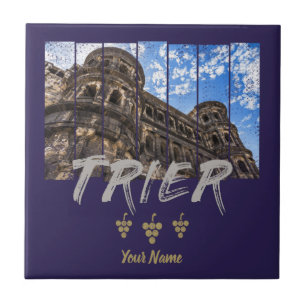 Porta Nigra in Trier  Moselle Souvenir Tegeltje