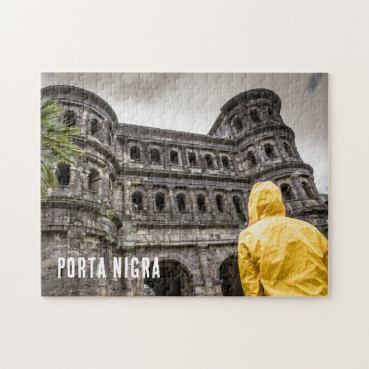 Porta Nigra in Trier Rheinland-Pfalz Duitsland Legpuzzel (Horizontaal)