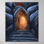 Portaal aan de fantasiewereld poster (Voorkant)