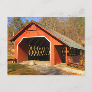 Portaal Creamery Covered Bridge Brattleboro Vermon Briefkaart