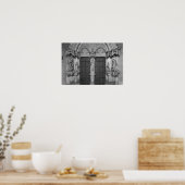 Portaal met een trumeau die de Maagd toont Poster (Keuken)