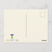 Portaal met kleurrijke Weave Art ESS 1 dec 2017 Briefkaart (Achterkant)