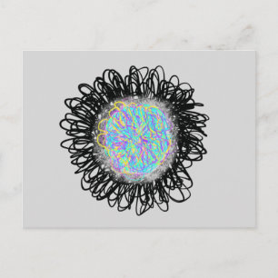 Portaal met kleurrijke Weave Art ESS 1 dec 2017 Briefkaart