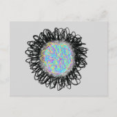 Portaal met kleurrijke Weave Art ESS 1 dec 2017 Briefkaart (Voorkant)