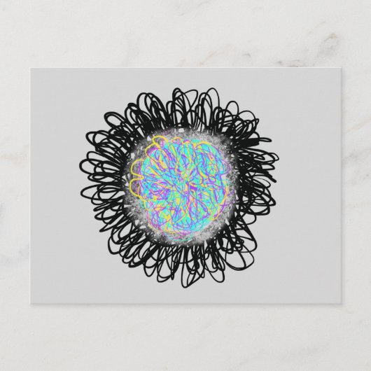 Portaal met kleurrijke Weave Art ESS 1 dec 2017 Briefkaart (Voorkant)