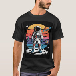 Portaal naar de sterren - Astronaut geconfronteerd T-shirt