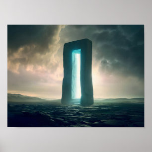 Portaal op Desert Planet Poster