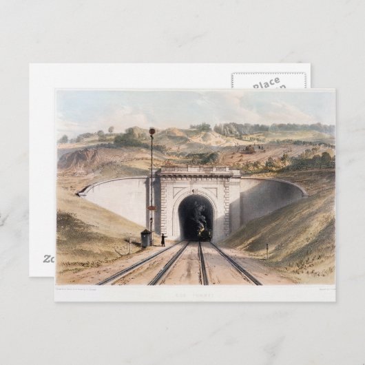Portaal van Brunelse boxtunnel bij Bath Briefkaart (Voorkant / Achterkant)