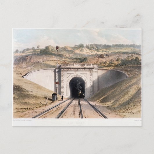 Portaal van Brunelse boxtunnel bij Bath Briefkaart (Voorkant)