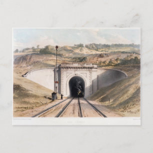 Portaal van Brunelse boxtunnel bij Bath Briefkaart