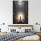 Portaal van de Ziel Canvas Afdruk (Insitu (Slaapkamer))