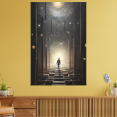 Portaal van de Ziel Canvas Afdruk (Insitu (Woonkamer))