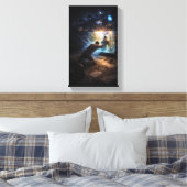 Portaal van Ontsnapping Canvas Afdruk (Insitu (Slaapkamer))