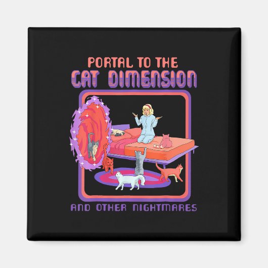 Portaal voor de kattenvoetafdruk magneet (Voorkant)