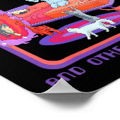 Portaal voor de kattenvoetafdruk poster (Hoek)