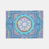 portaal voor hemelgeometrie fleece deken (Voorkant (Horizontaal))