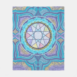 portaal voor hemelgeometrie fleece deken