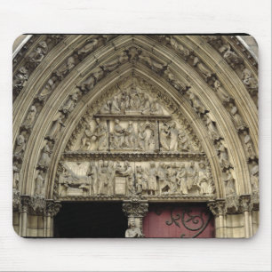 Portaal voor noordelijke transept, details van tym muismat