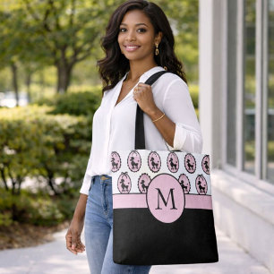 portaalmonogram tote bag