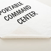 Portable command center blanket sherpa deken (3/4)