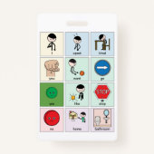 Portable Communication Board Badge (Voorkant)