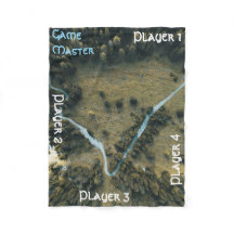 Portable Tabletop Map for Game Play: Wooded Stream