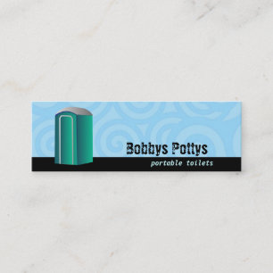 Portable Toilets Skinny Visitekaartjes