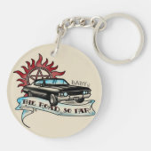 Portachiavi Impala 67 nera Acrylic Keychain (Achterkant)