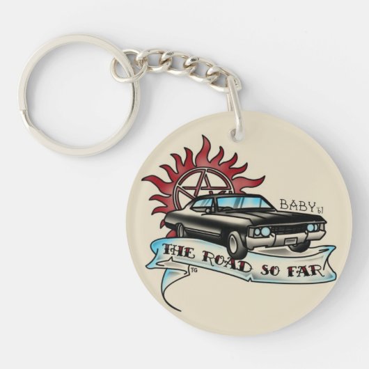 Portachiavi Impala 67 nera Acrylic Keychain (Voorkant)