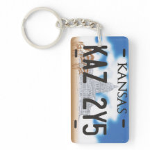 Portachiavi targa impala del 67 nera Supernatural 