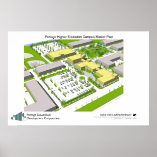 Portage Campus-plan Poster