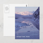 Portage Creek, Alaska Briefkaart (Voorkant / Achterkant)