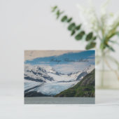 Portage Glacier Alaska Briefkaart (Staand voorkant)