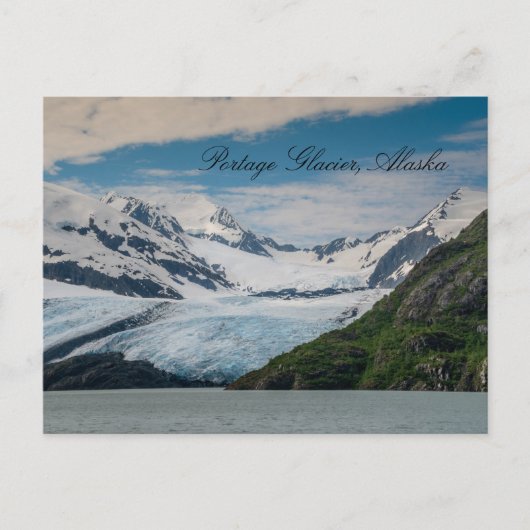 Portage Glacier Alaska Briefkaart (Voorkant)