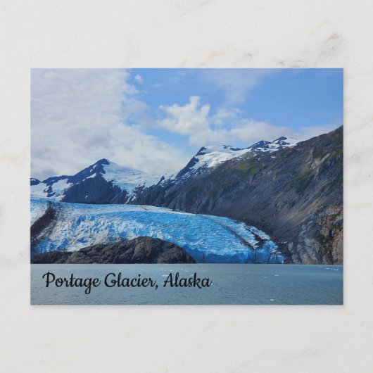 Portage Glacier Alaska Briefkaart (Voorkant)