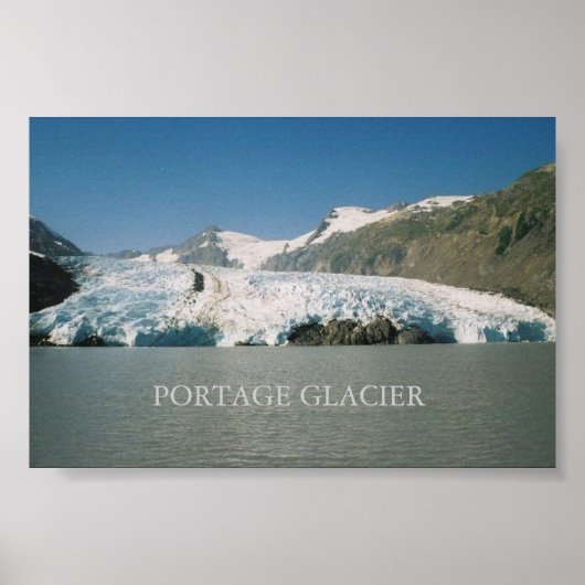 Portage Glacier, Alaska Poster (Voorkant)