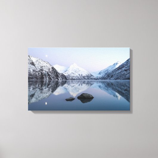 Portage Lake Twilight Canvas Afdruk (Voorkant)
