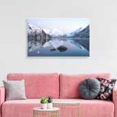 Portage Lake Twilight Canvas Afdruk (Insitu (Woonkamer))