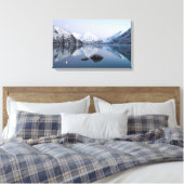 Portage Lake Twilight Canvas Afdruk (Insitu (Slaapkamer))