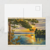 Portage-meren, Akron, Ohio Briefkaart (Voorkant / Achterkant)