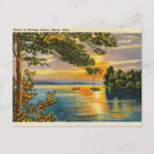 Portage-meren, Akron, Ohio Briefkaart