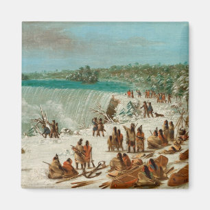 Portage rond de Herfsten van Niagara bij Table Roc Magneet