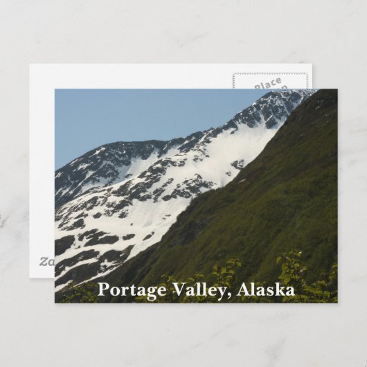 Portage Valley, Alaska Briefkaart (Voorkant / Achterkant)