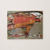 Portait van Indiaas Chief Mato-Tope door George Ca Legpuzzel (Horizontaal)