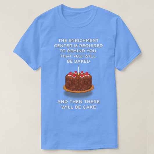 Portal Cake T-shirt (Design voorkant)