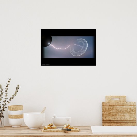 Portal door Gregory Gallo Poster (Keuken)