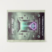 🌀 "Portal of Dreams" Weirdcore Tapestry 🌀 Wandkleed (Voorkant (horizontaal))